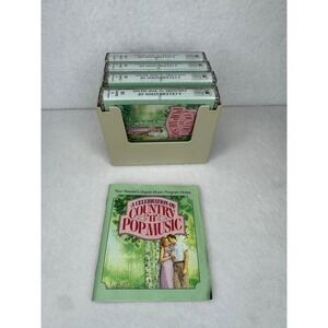 Reader's Digest A Celebration of Country n Pop Music KRC-218 4 Cassette Set Tape